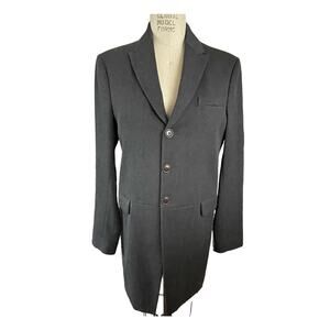 DSquared 100% Wool Gray 3-button Topcoat IT Size 50/ US Medium 38-40